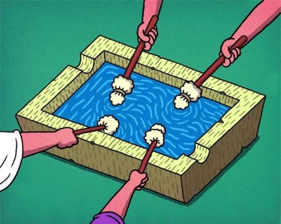 dung-cu-chui-mong Dùng chung dụng cụ chùi sau khi đi vệ sinh