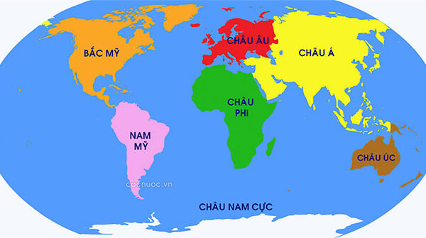 Tìm hiểu về các lục địa trên thế giới