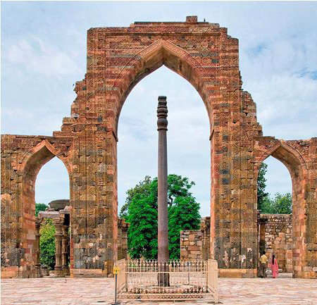 Trụ sắt Delhi Cột sắt Delhi.