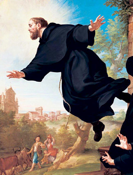 joseph-cupertino Người thực hiện pha bay lượn trong thời gian lâu nhất là Joseph Cupertino thế kỷ 17