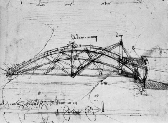 Phác thảo phát minh của Leonardo da Vinci.