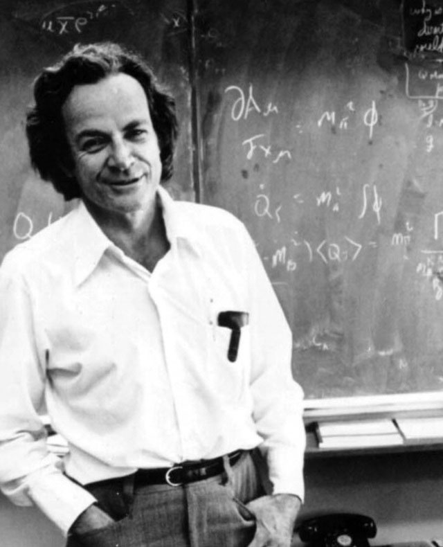 richard-feynman Nhà vật lý với thú vui "bẻ khóa" Richard Feynman