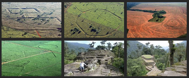 nen-van-minh-tren-trai-dat-3 Khoảng 450 geoglyph, chủ yếu có hình dạng hình học đơn giản - hình vuông