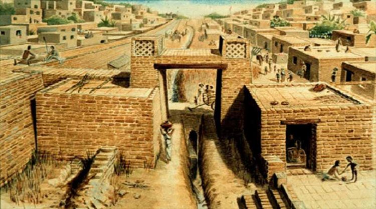 Những tường thành của văn hóa Harappa. Những tường thành của văn hóa Harappa.